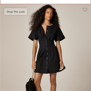 NWT J.Crew Wren Mini Shirt-dress in Cotton Blend Poplin
